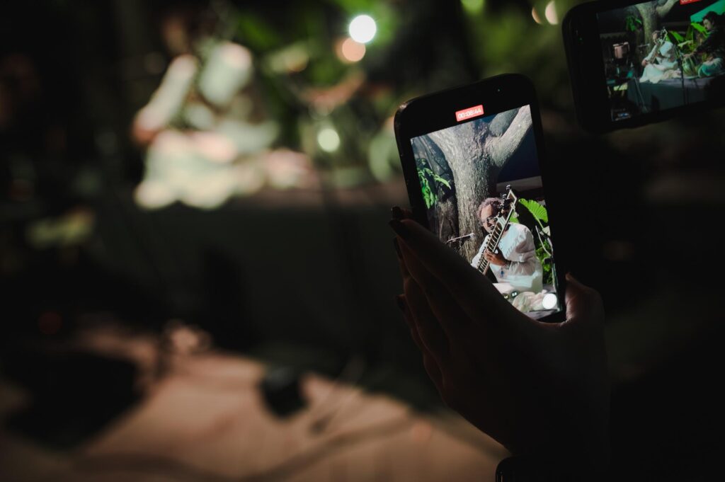 Asad Khan sitar playing at a concert in goa 